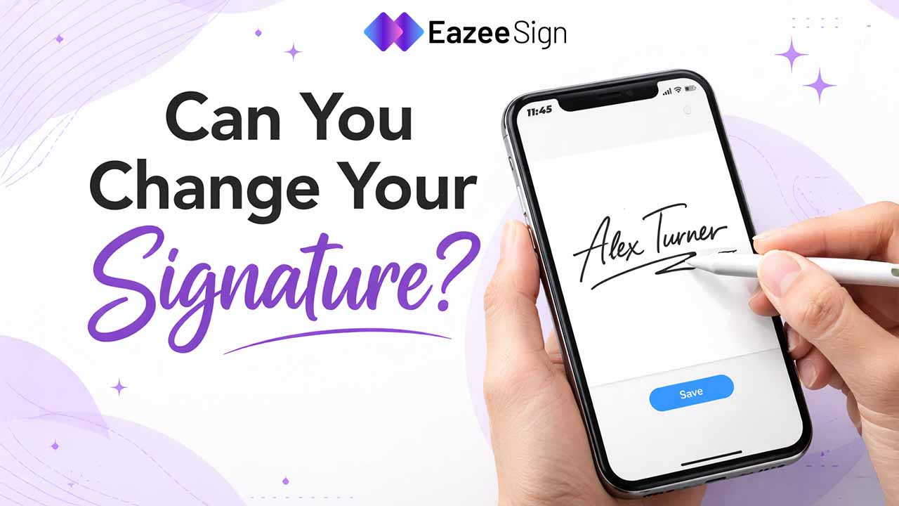 Can You Change Your Signature