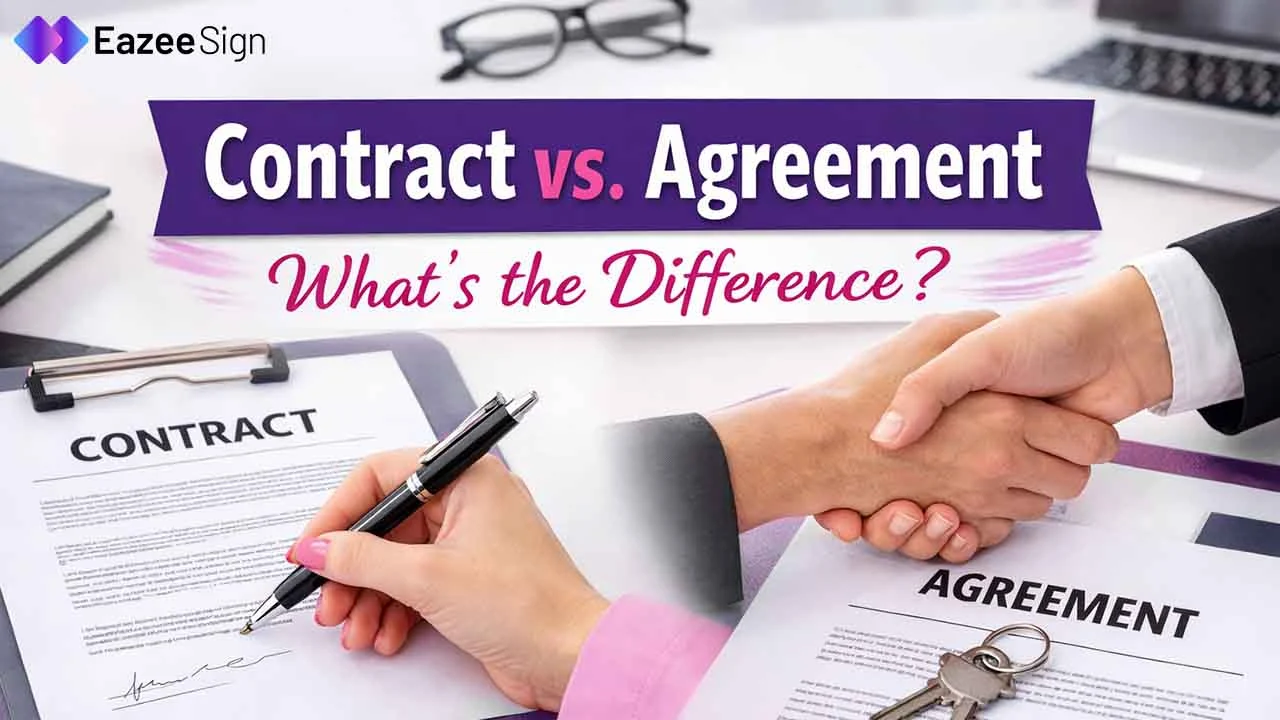 Contract vs Agreement