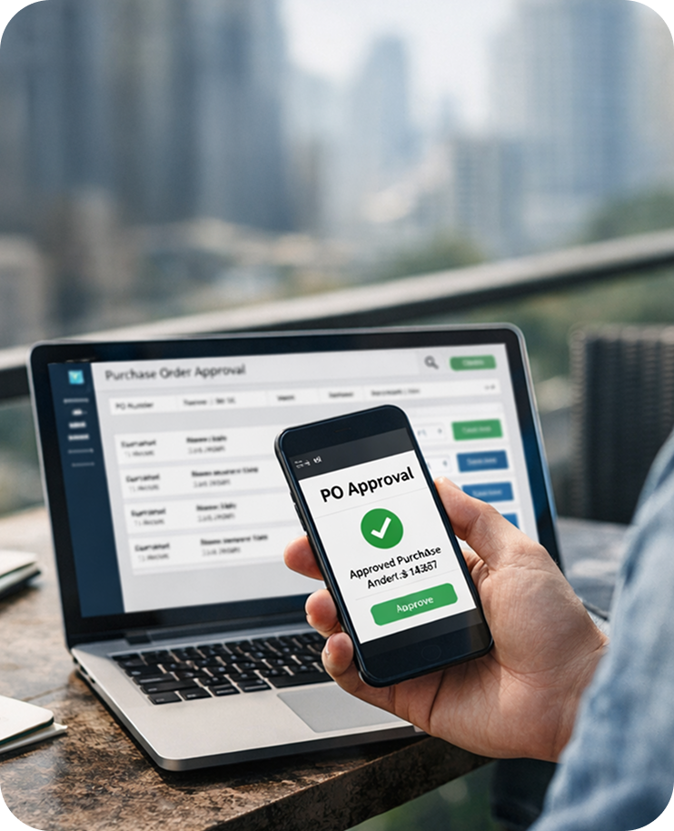 Automate PO Approvals from Anywhere, Anytime