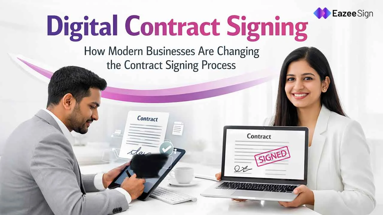 Digital contract signing
