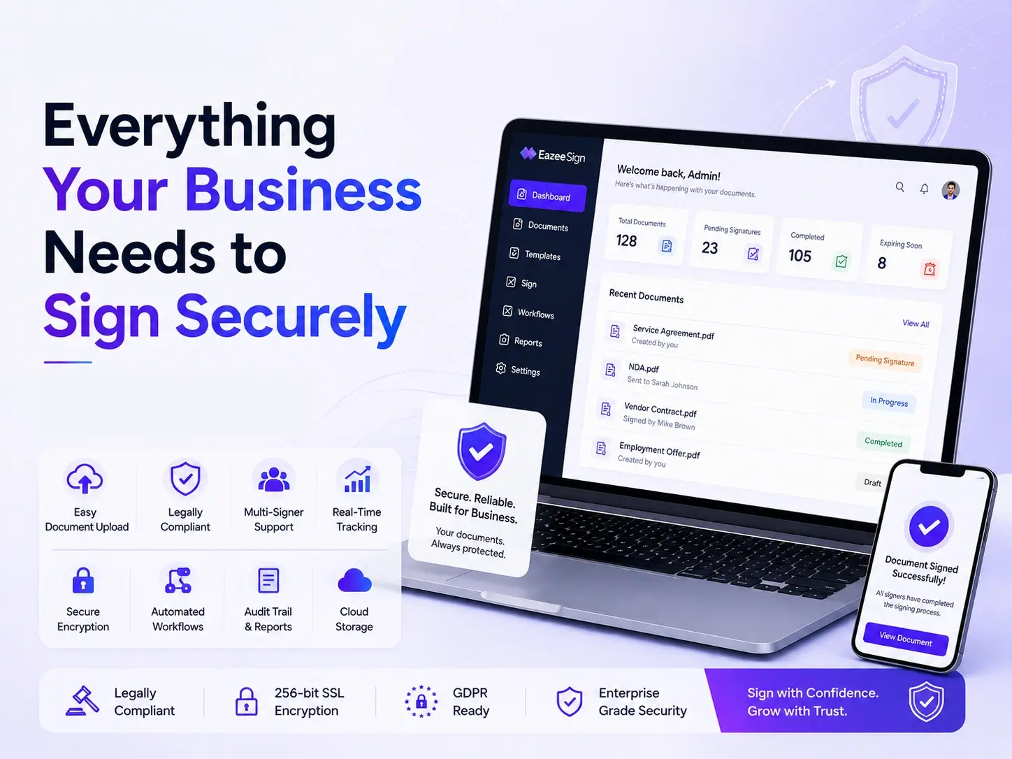 Why Choose EazeeSign for Digital Signatures